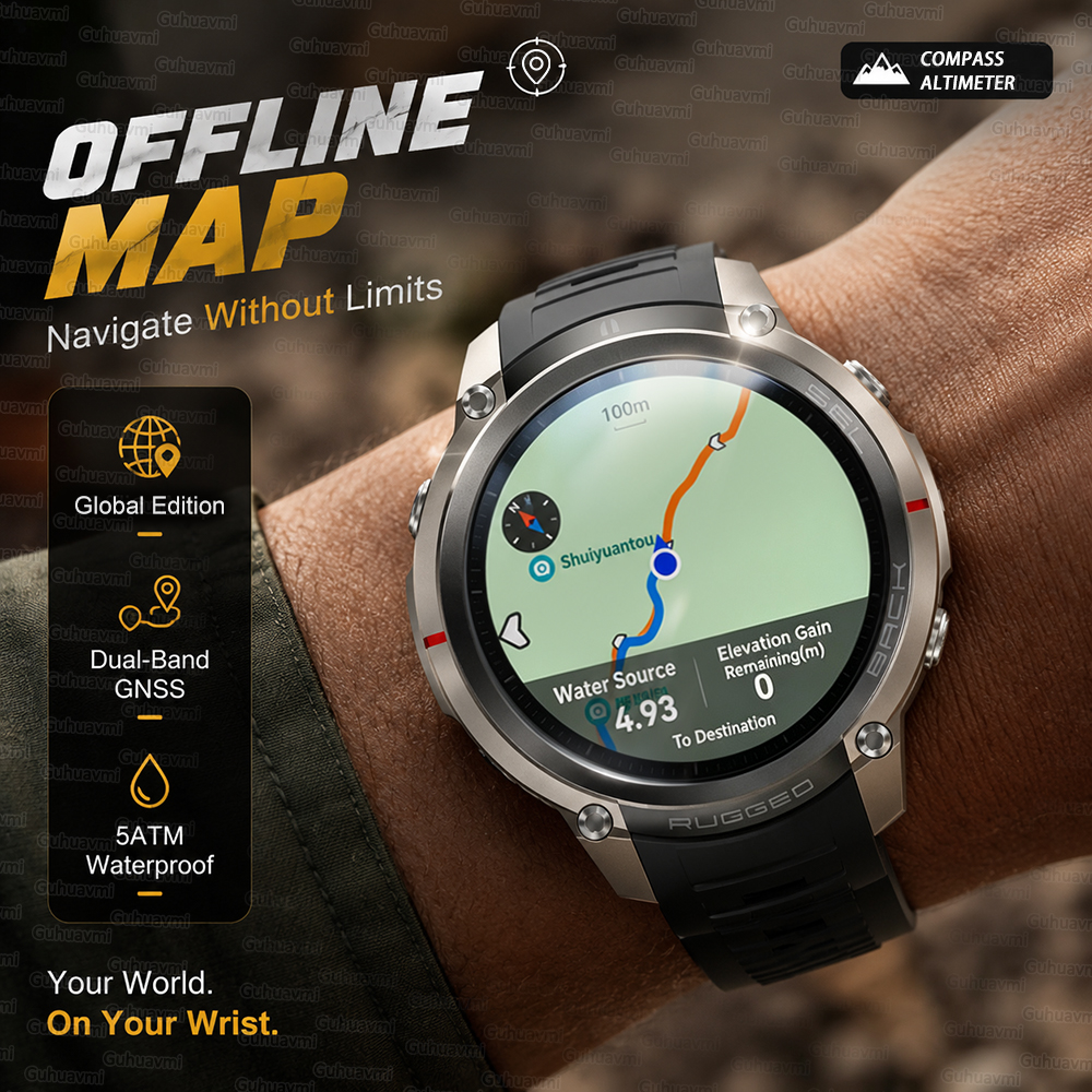 Outdoor Adventure Hours - Outdoor Offline Map Adventure Smart Watch