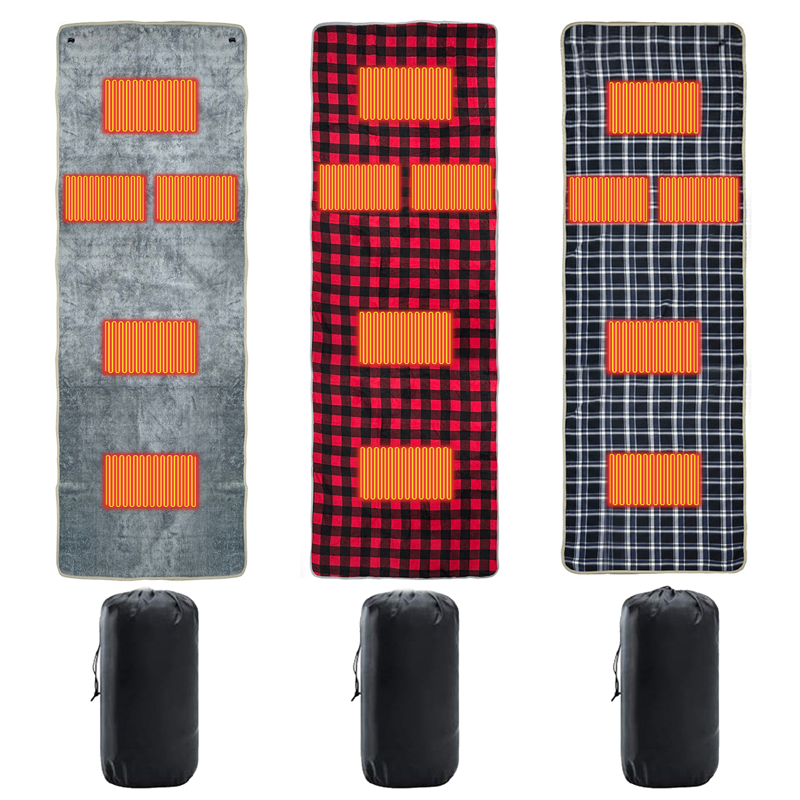 Outdoor Adventure Hours - Camping Heating Sleeping Pad with 5