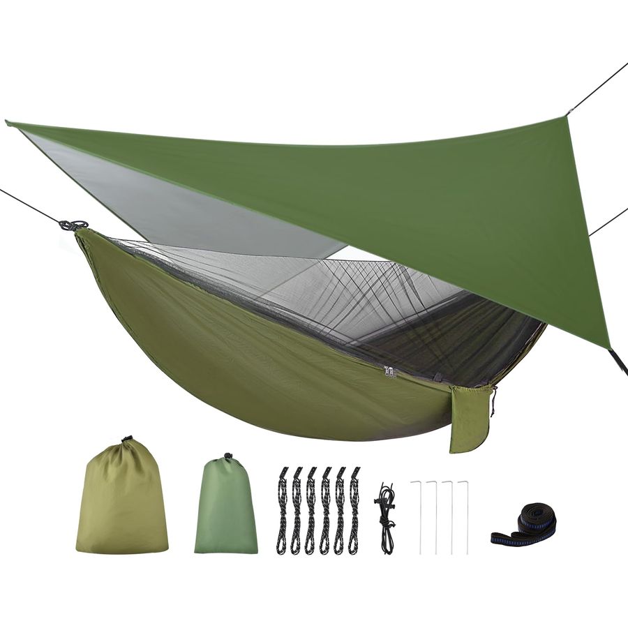 Hammock Rain Tarp - Hammock with Rain Fly Tarp and