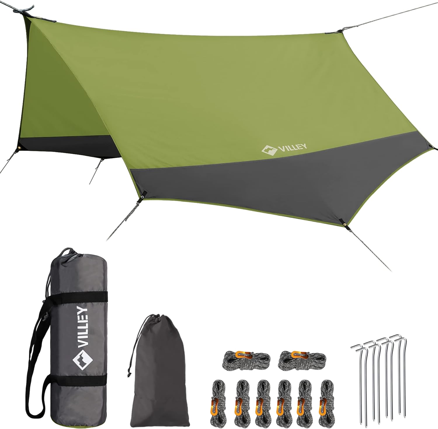 Hammock Rain Tarp - Camping Tarps for Tents, Waterproof Hammock