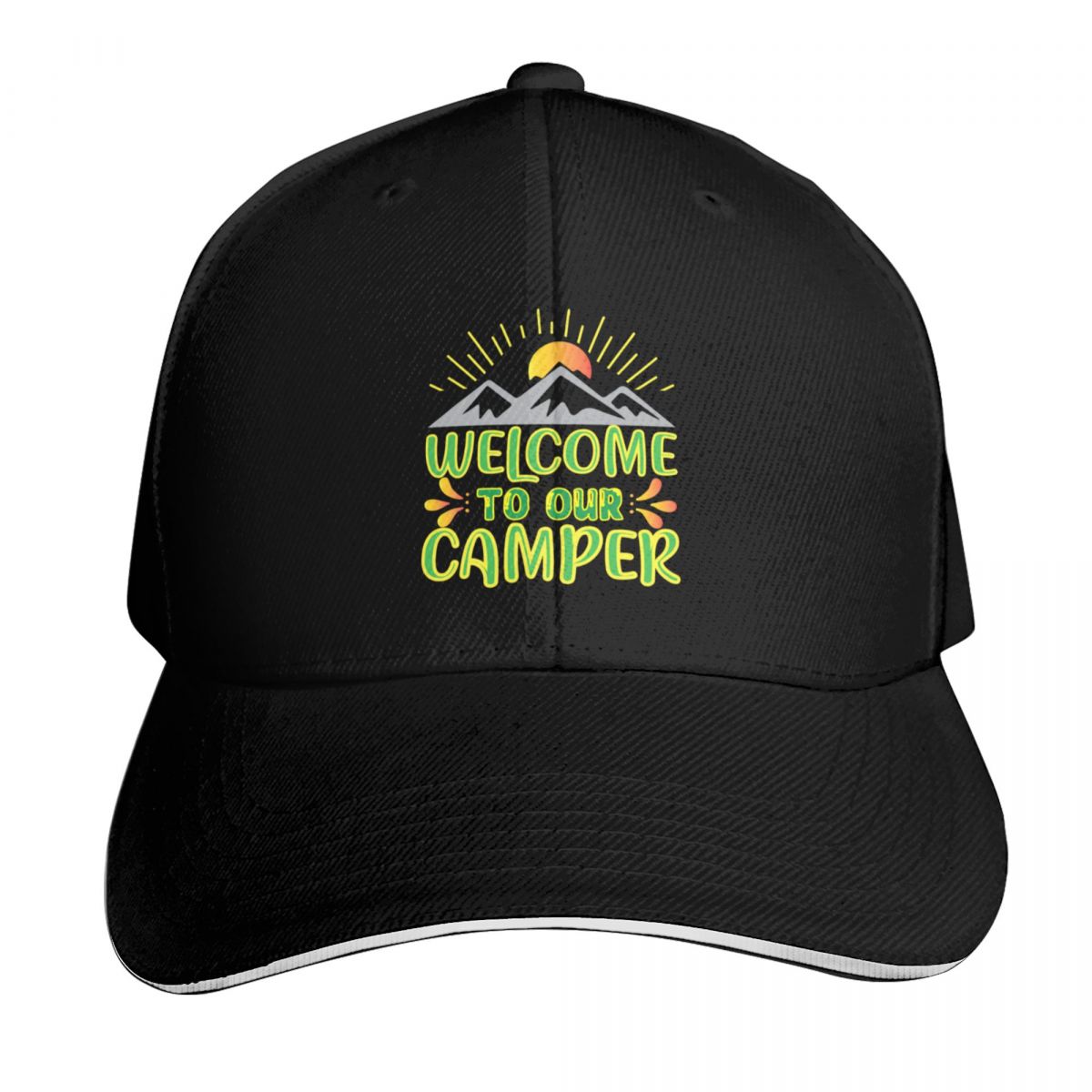 Outdoor Adventure Golf - Welcome to Our Camper Camping Art