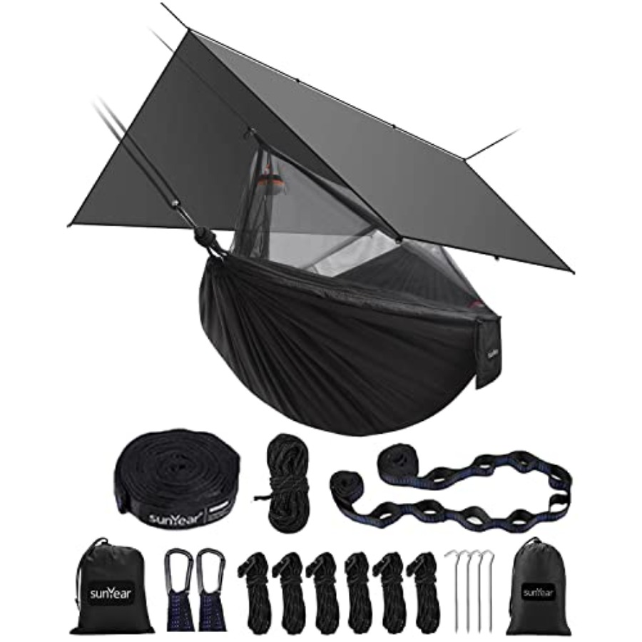 Hammock Rain Tarp - Hammock Camping with Rain Fly Tarp