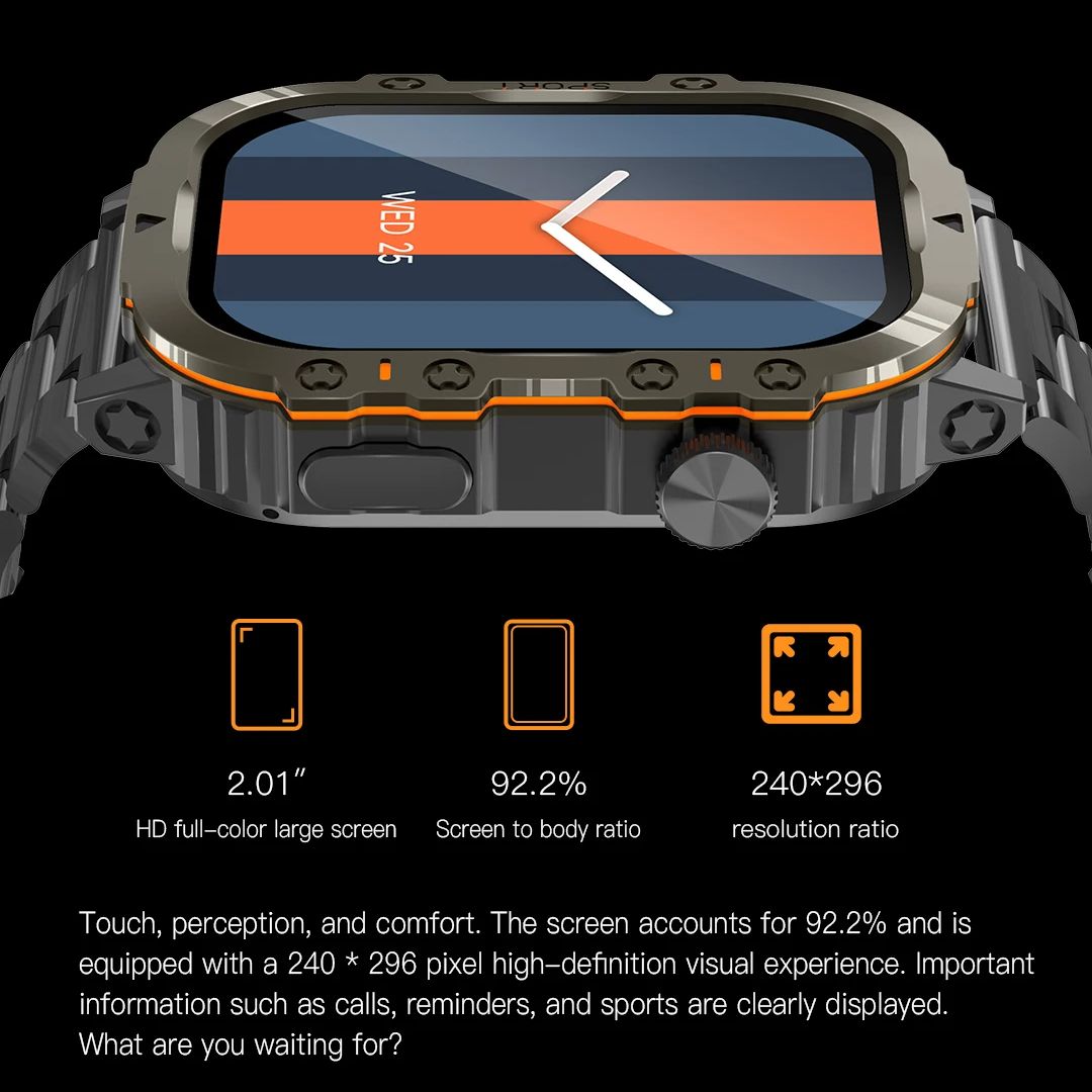 Smart Watch for Men Outdoor Ad - Outdoor Adventure Hours のレビューと価格
