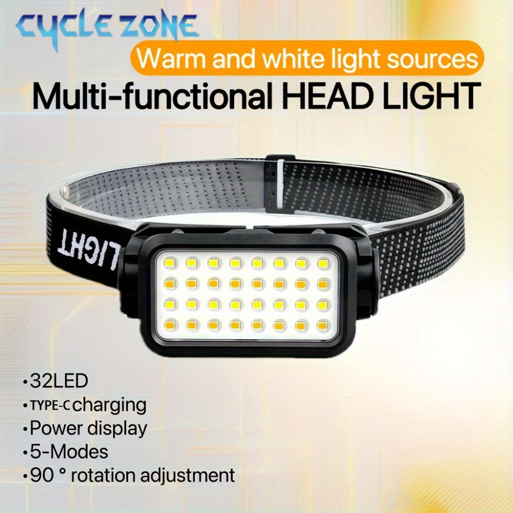 Rechargeable Headlamp with 32  - Outdoor Adventure Walks のレビューと価格