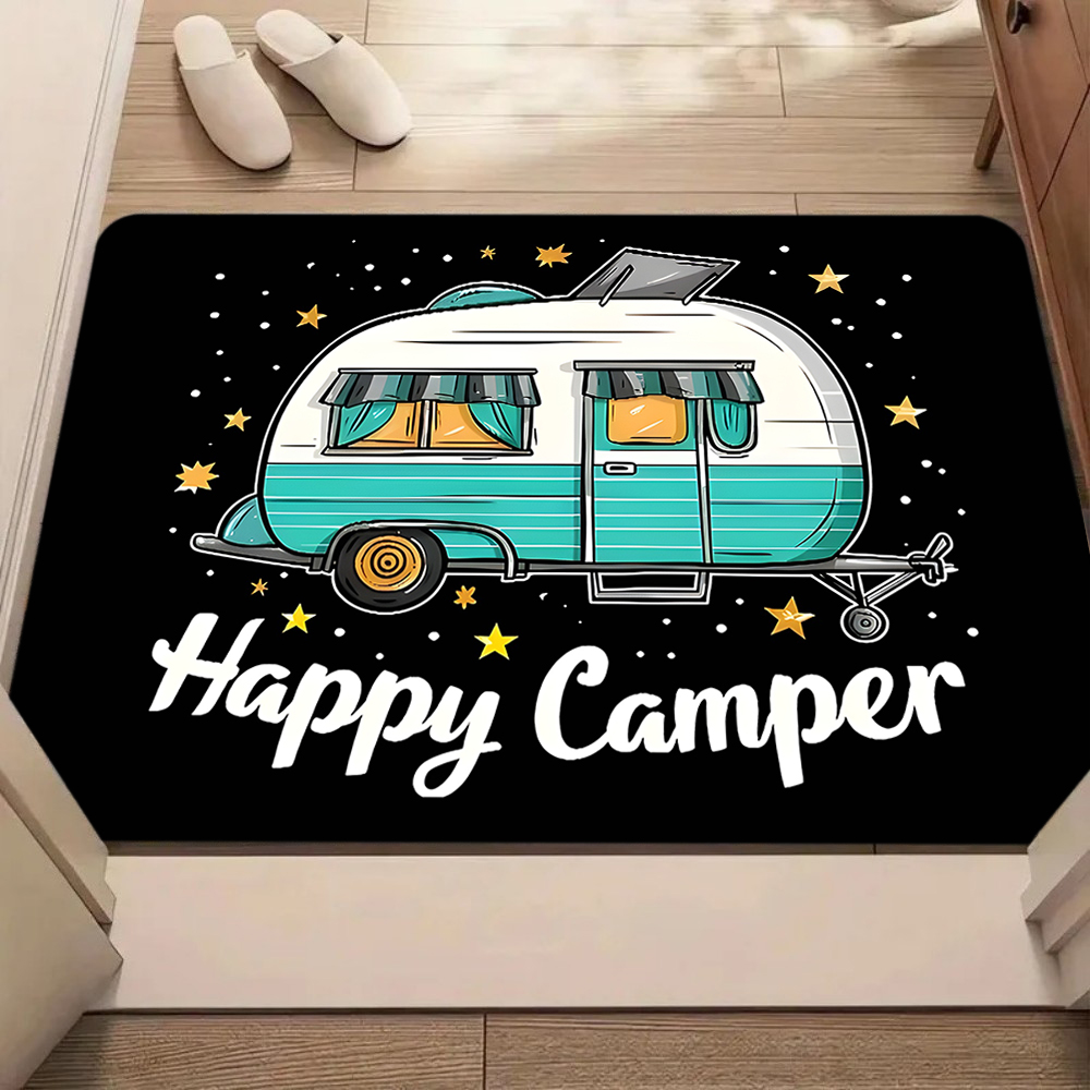 Vintage Camper Van Doormat wit - Outdoor Adventure Golf のレビューと価格