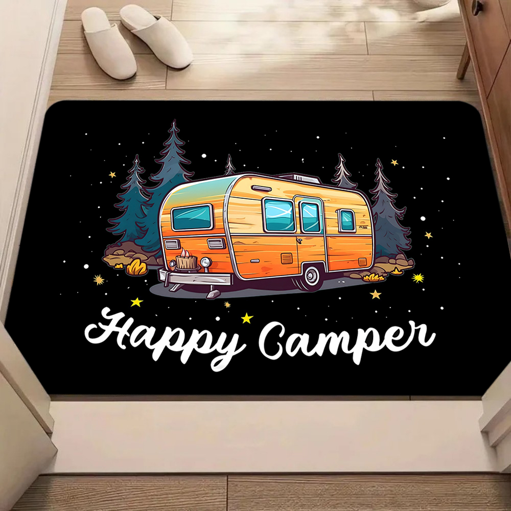 Vintage Camper Van Doormat wit - Outdoor Adventure Golf のレビューと価格