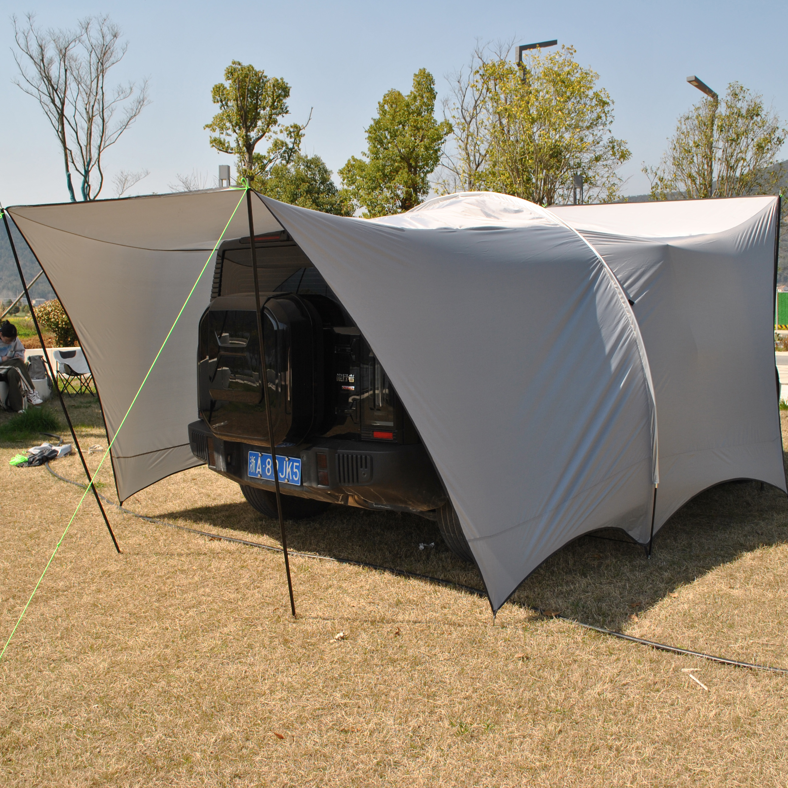Camping Tarp 6 Person Car Awni - Hammock Rain Tarp のレビューと価格
