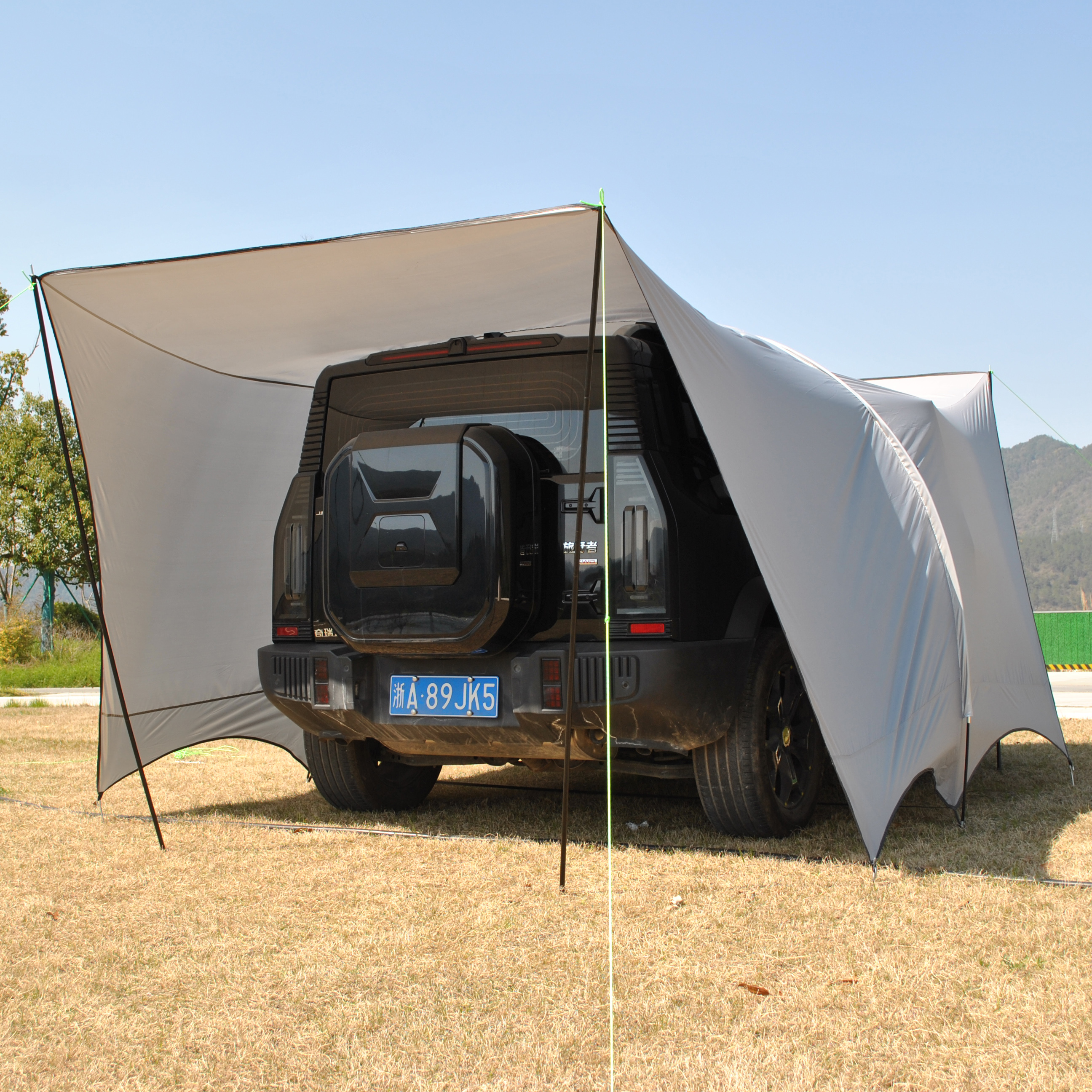 Camping Tarp 6 Person Car Awni - Hammock Rain Tarp のレビューと価格