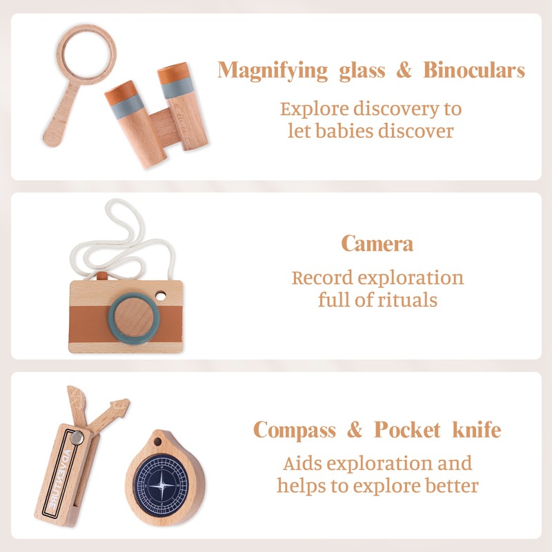 Wooden Kids Outdoor Explorer K - Outdoor Adventure Kit For Kids のレビューと価格