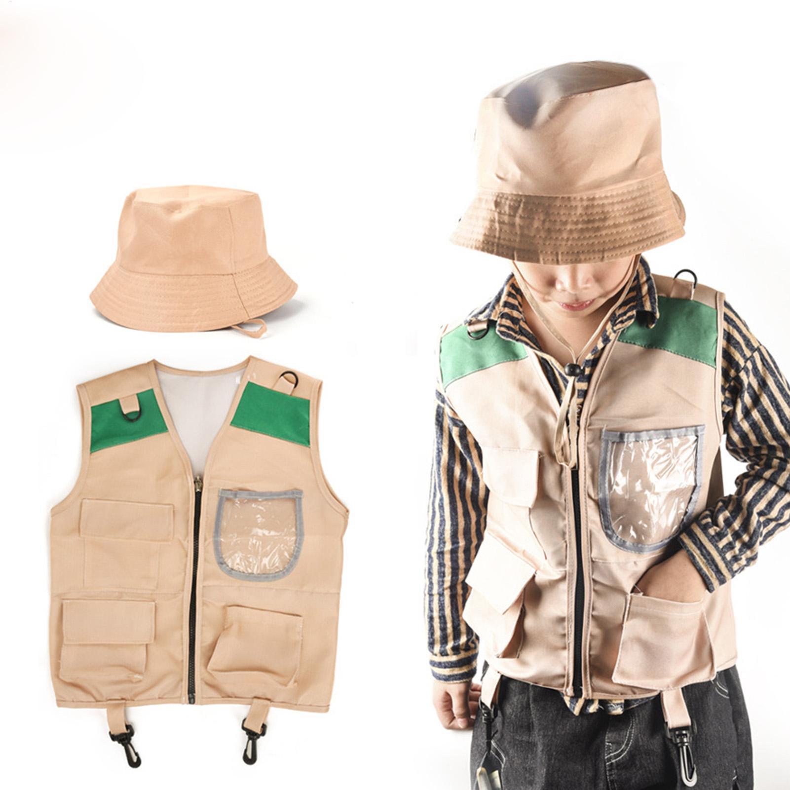 Kids Explorer hat and vest Cos - Outdoor Adventure Kit For Kids のレビューと価格
