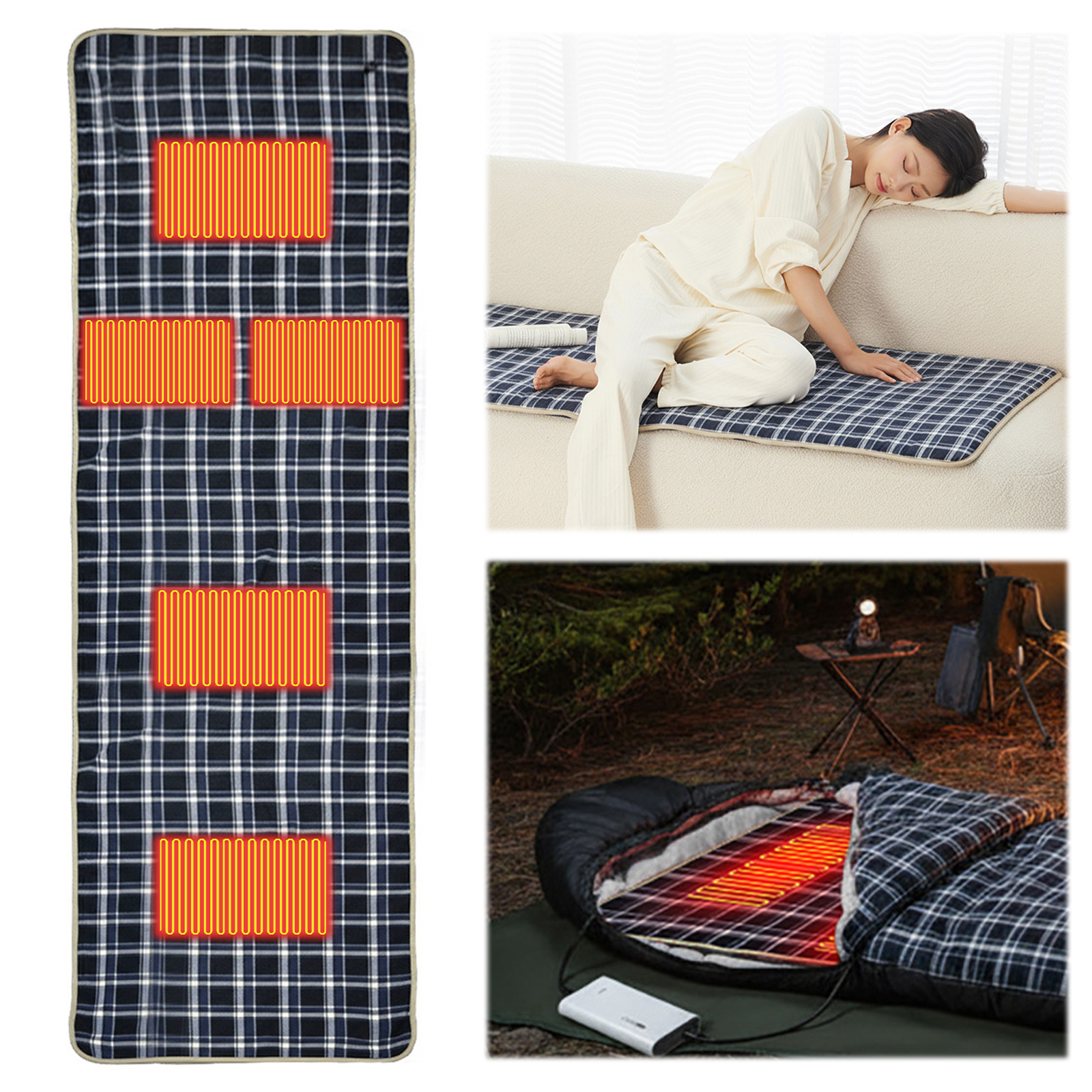 Camping Heating Sleeping Pad w - Outdoor Adventure Hours のレビューと価格