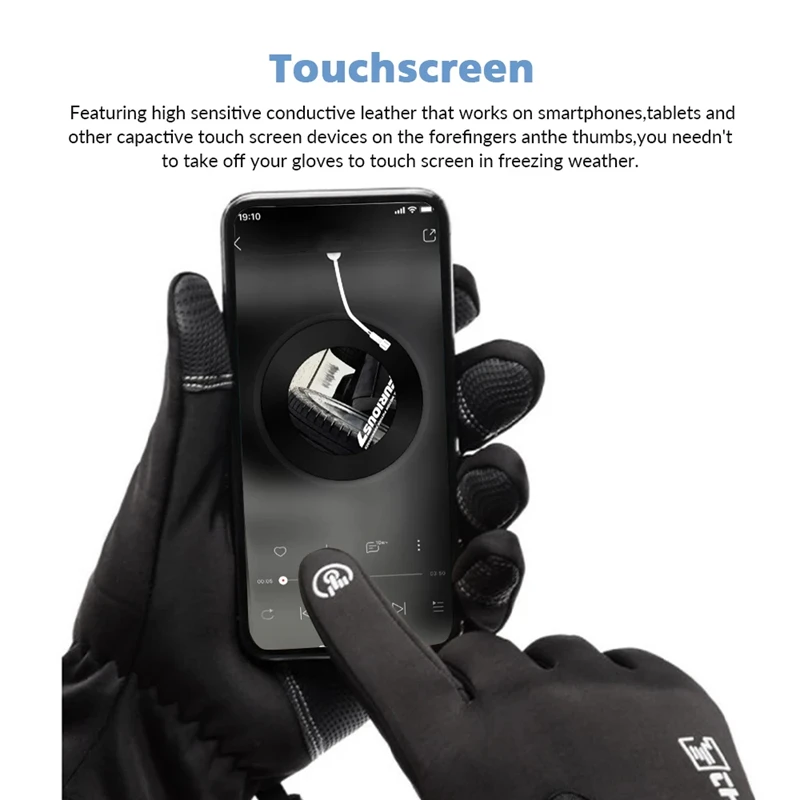 Winter Gloves Thermal Touchscr - Outdoor Adventure Hours のレビューと価格
