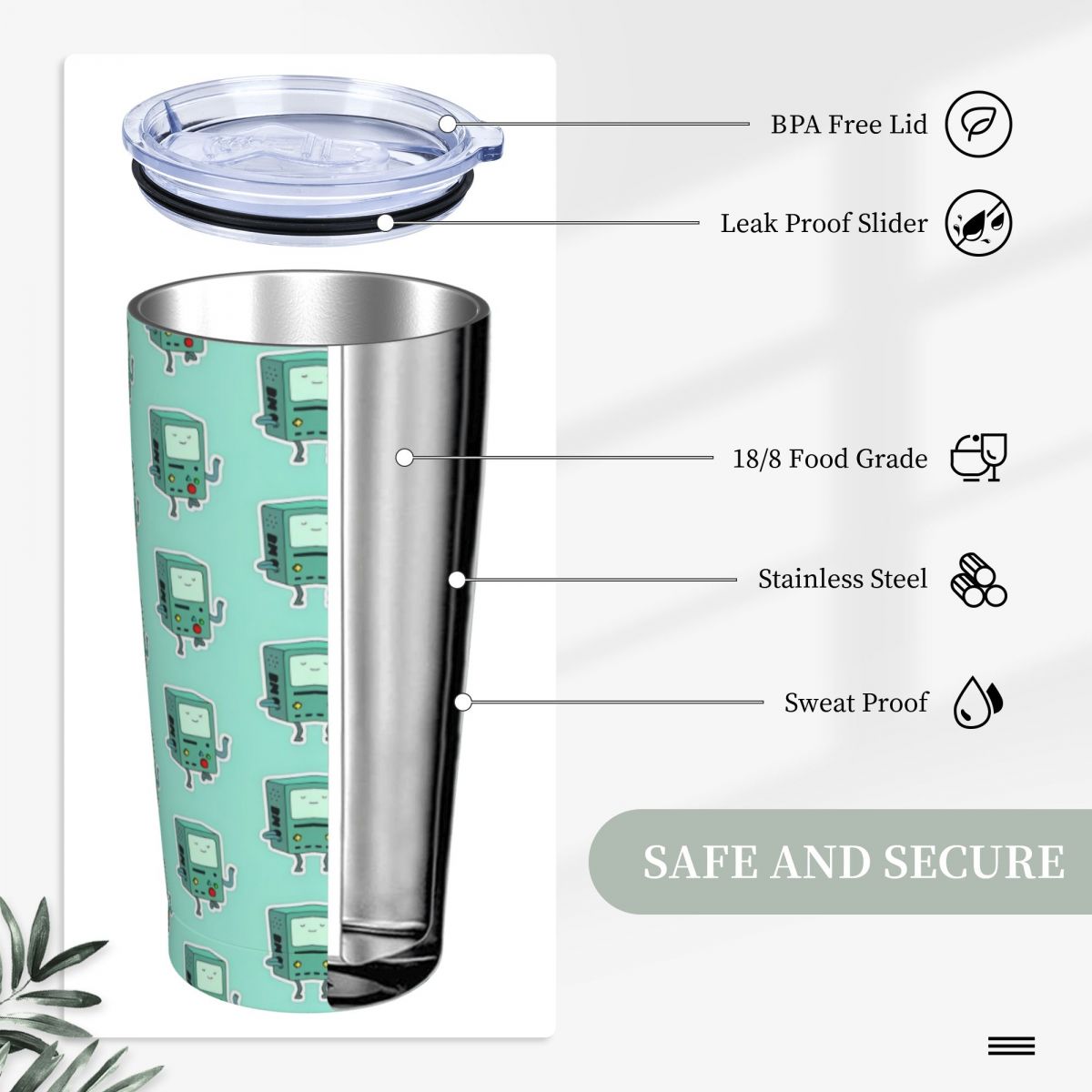 Stainless Steel Tumbler Advent - Outdoor Adventure Hours のレビューと価格