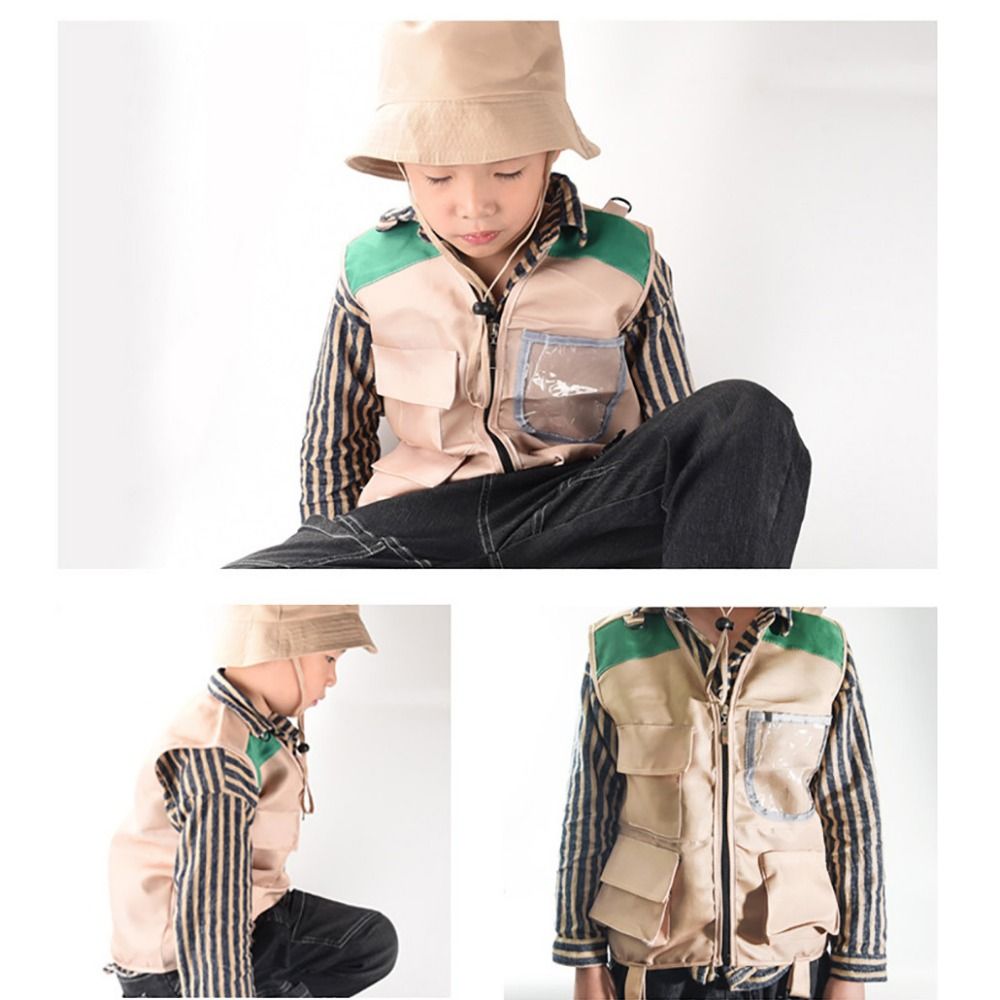 Multicolor Explorer Hat Vest C - Outdoor Adventure Kit For Kids のレビューと価格