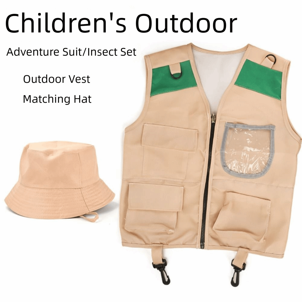 Multicolor Explorer Hat Vest C - Outdoor Adventure Kit For Kids のレビューと価格