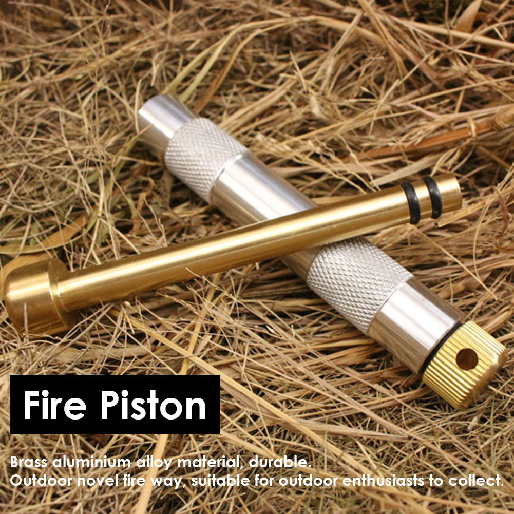 Brass Fire Piston Kit Outdoor  - Fire Piston Starter のレビューと価格