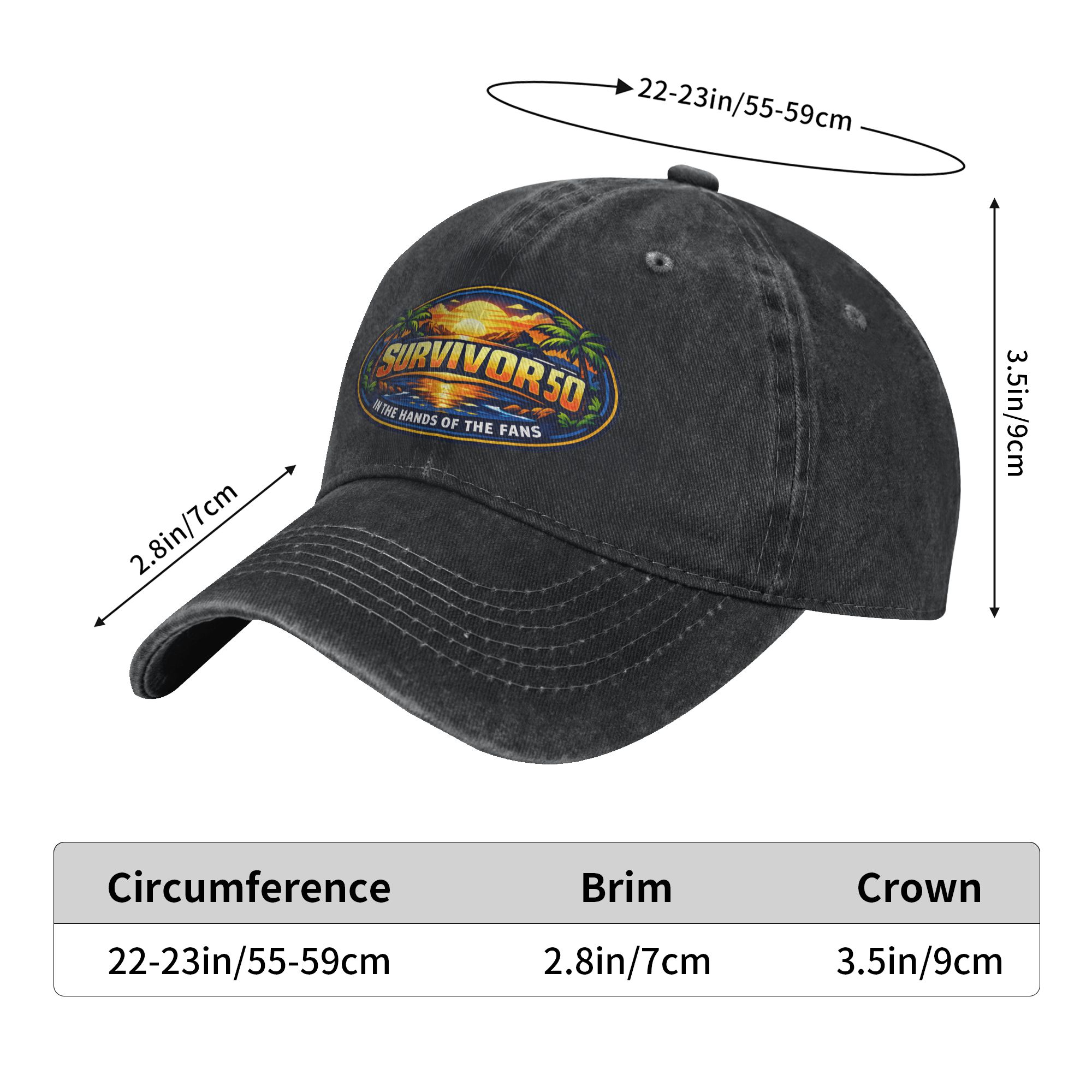 Baseball Cap Survivor 50 Islan - Outdoor Adventure Logo のレビューと価格