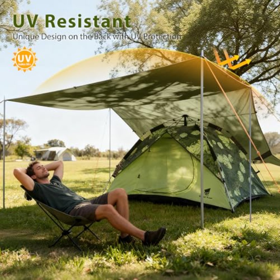 17 × 10 Feet Large Camping Ten - Hammock Rain Tarp のレビューと価格