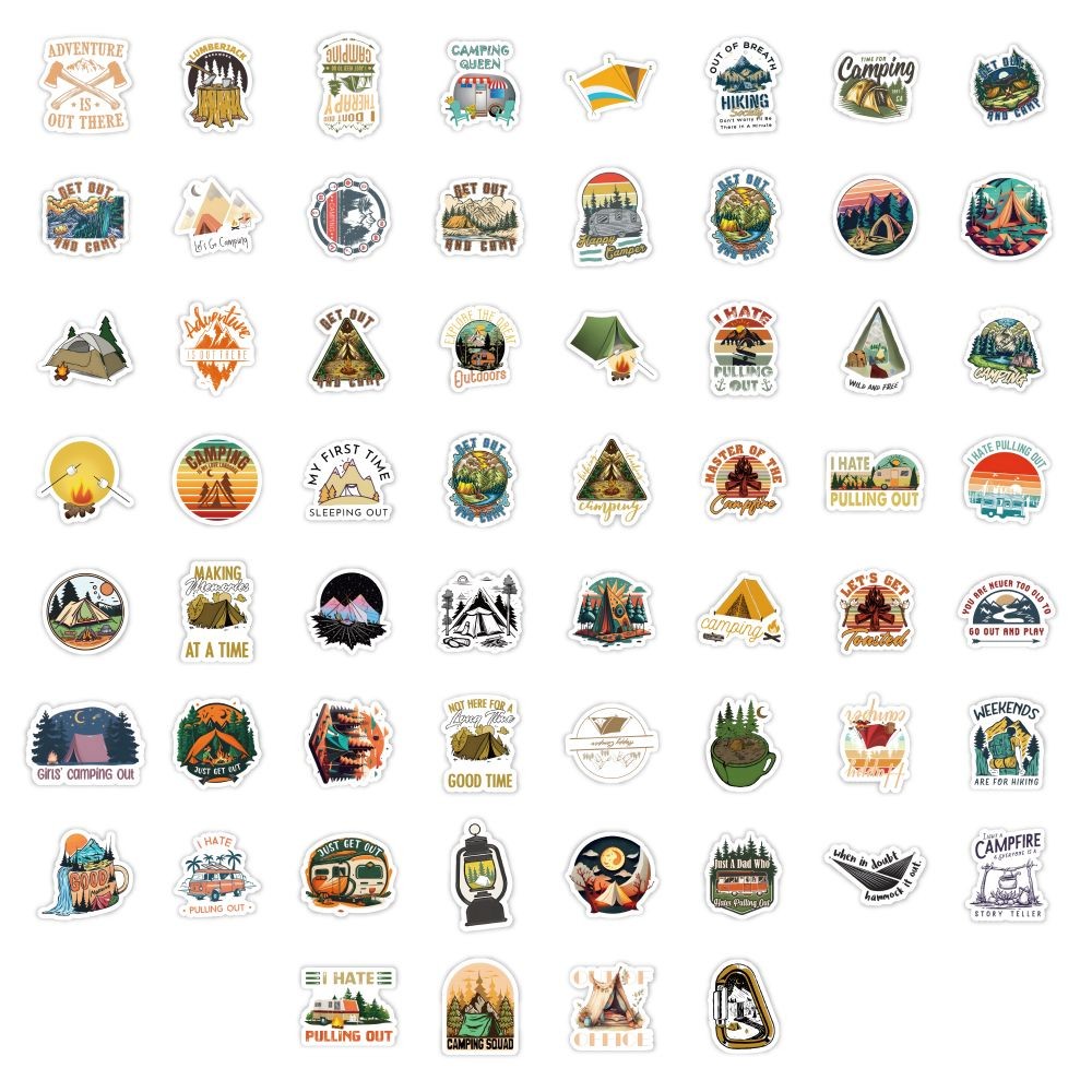 60Pcs Outdoor Camping Style B  - Outdoor Adventure Store のレビューと価格