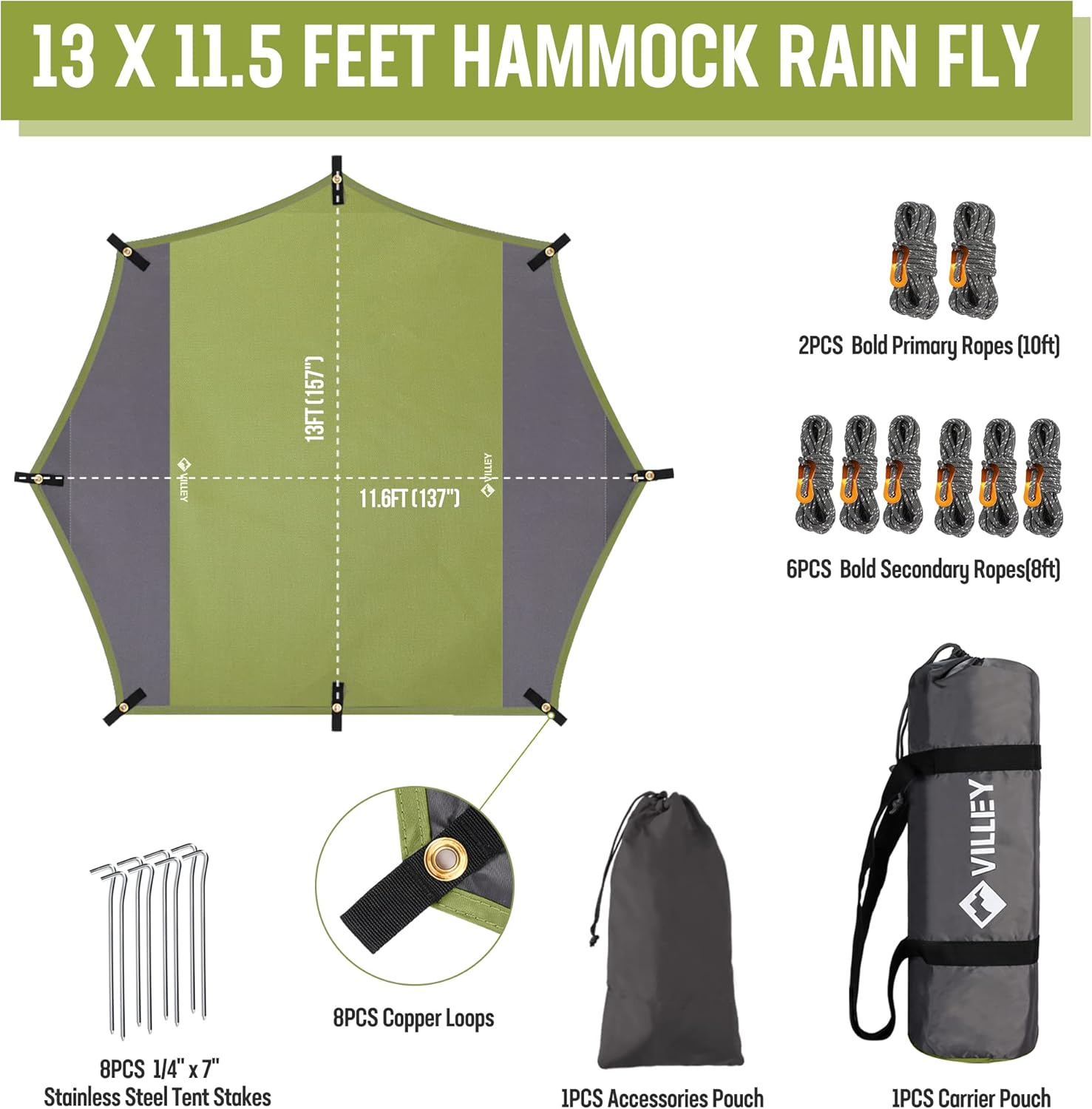 Camping Tarps for Tents, Water - Hammock Rain Tarp のレビューと価格