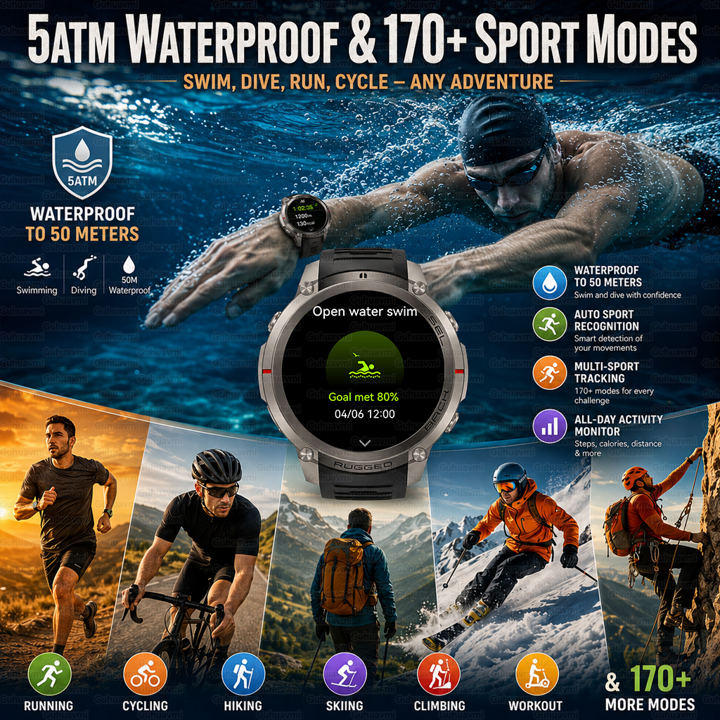 Outdoor Tactical GPS Smart Wat - Outdoor Adventure Hours のレビューと価格