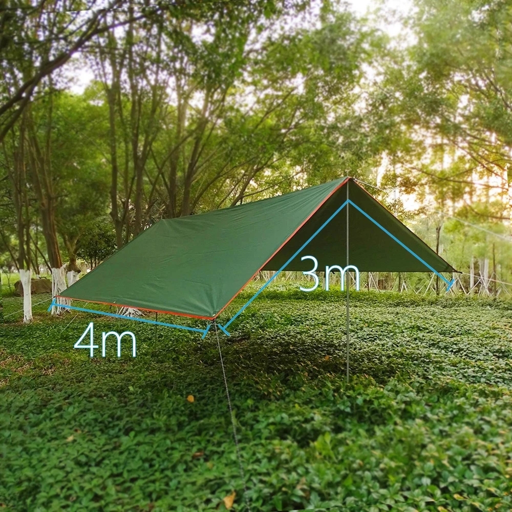 4x3m 3x3m Awning Waterproof Ta - Hammock Rain Tarp のレビューと価格