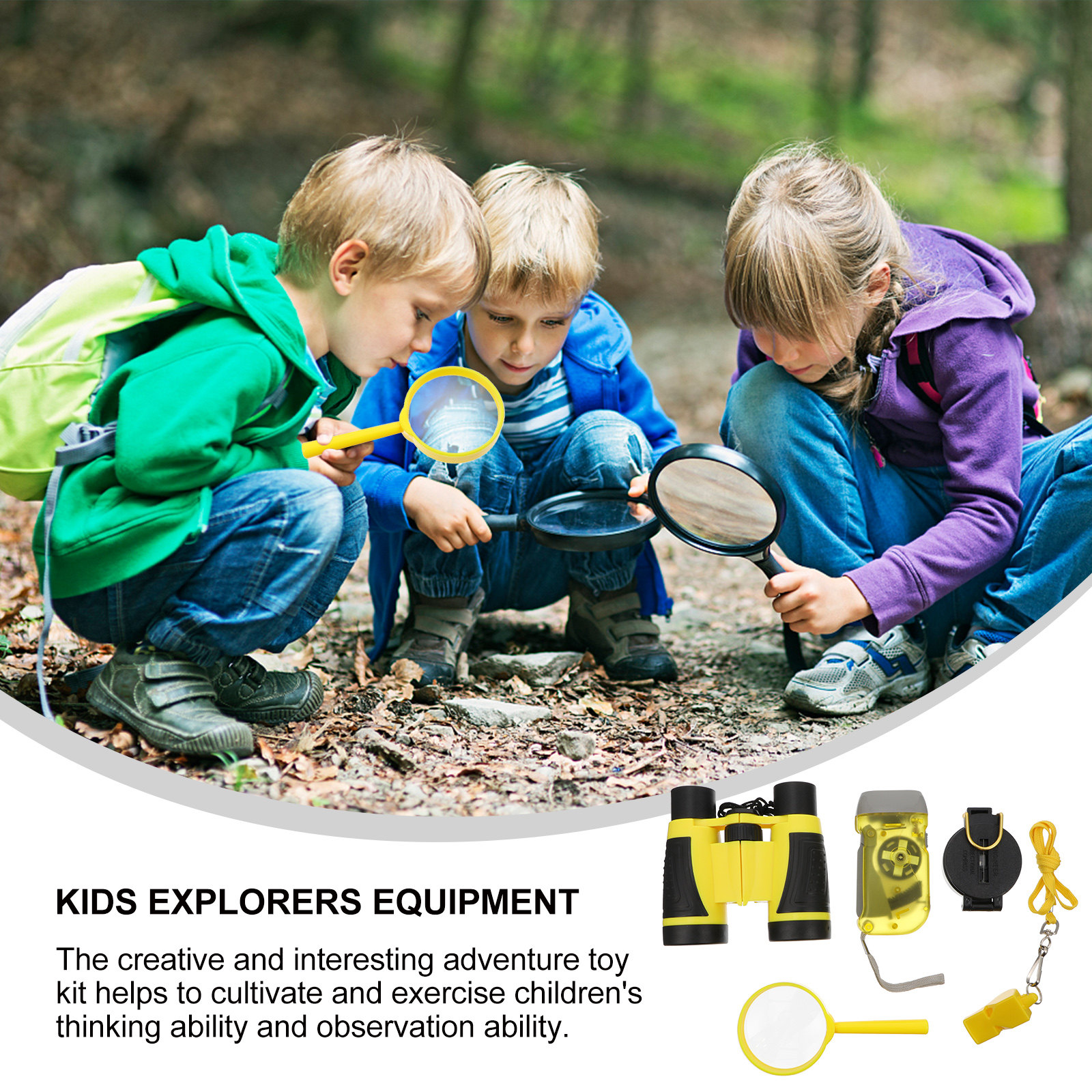 1Set Kids Outdoor Adventure In - Outdoor Adventure Kit For Kids のレビューと価格