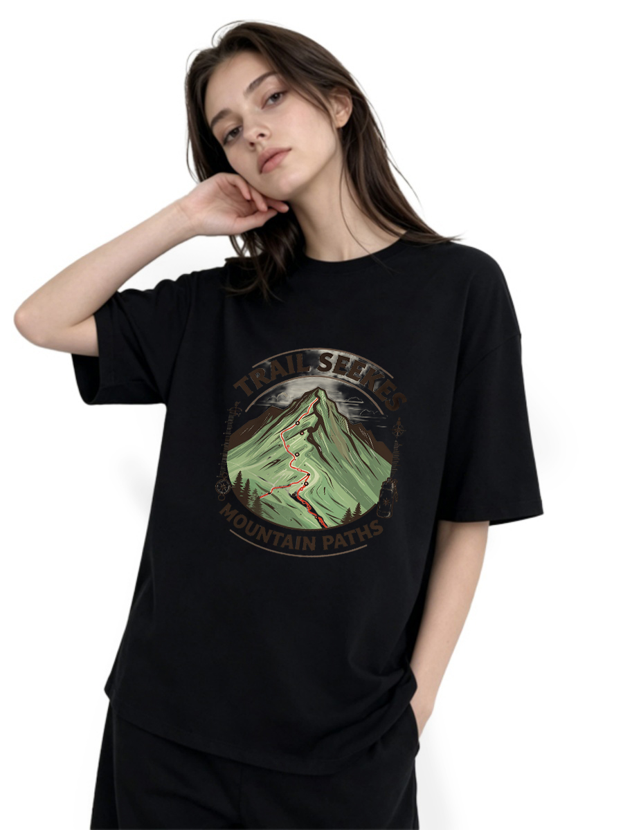 T Shirts Autumn Integration En - Outdoor Adventure Logo のレビューと価格