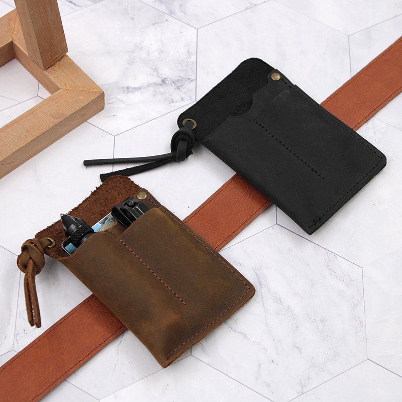 Genuine Leather EDC Organizer  - Fire Piston Starter のレビューと価格