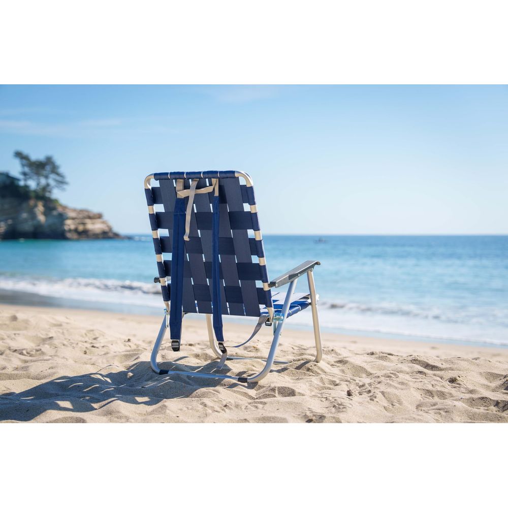Low Webbed Beach Chair with Ba - Outdoor Adventure Day のレビューと価格