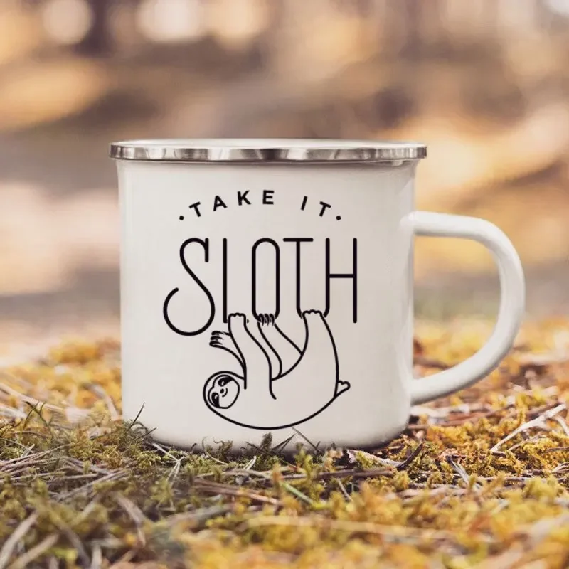 Coffee Mugs Take It Sloth Enam - Outdoor Adventure Walks のレビューと価格