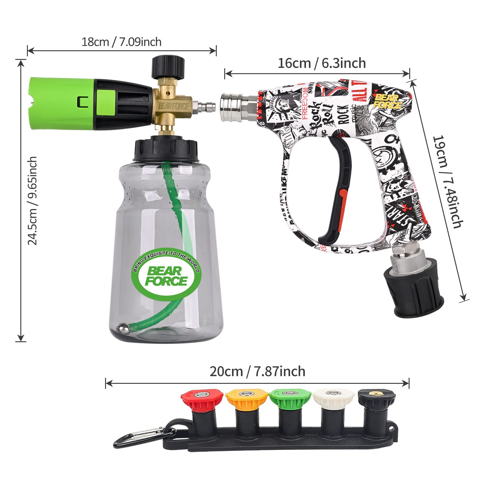 BEAR FORCE Pressure Washer Foa - Bear Spray Clip のレビューと価格