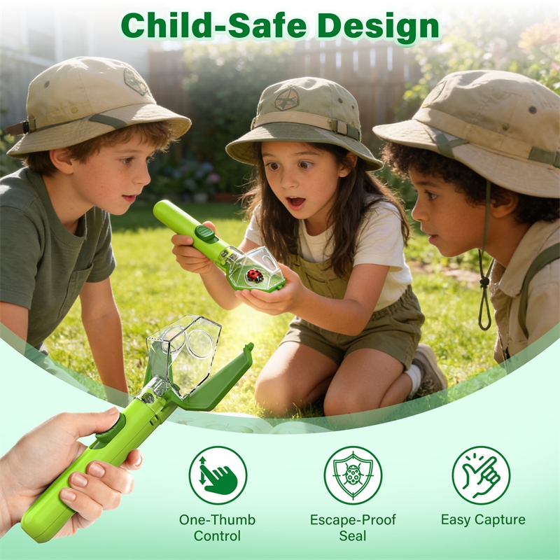Kids Bug Catcher With 6X Magni - Outdoor Adventure Kit For Kids のレビューと価格
